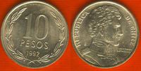  Čilė 10 pesos 1992 km#228.2 UNC 