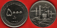  Iranas 5000 rials 2013 UNC 