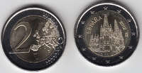  Ispanija 2 euro 2012 "Burgos Cathedral" UNC 