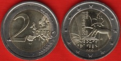  Italija 2 euro 2009 "Louis Braille" UNC 