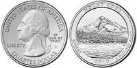  JAV 1/4 dollar 2010 D "Mount Hood" UNC 