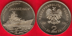  Lenkija 2 zlote 2013 "Laivas Warszawa" UNC 