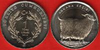  Turkija 1 lira 2015 "Angora Goat" BiM. UNC 