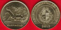  Urugvajus 2 pesos 2012 "Carpincho" UNC 