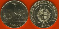  Urugvajus 5 pesos 2011 "Nandu" UNC 