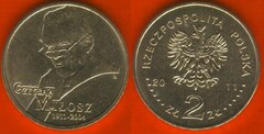  Lenkija 2 zlote 2011 "Czeslaw Milosz" UNC 