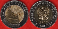  Lenkija 5 zlotych 2015 "Poznan Rotušė" UNC 