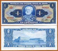  Brazilija 1 Cruzeiro 1954-58m. P150 UNC 