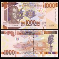  Gvineja 1000 Francs 2015m. P48 UNC 