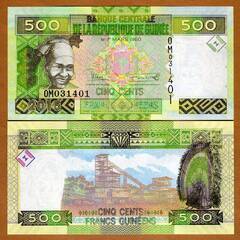  Gvinėja 500 Franku 2017m. P47 UNC 