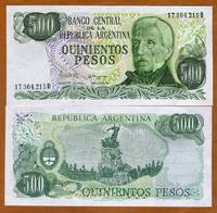  Argentina 500 Pesos 1977(82)m. P303 UNC 