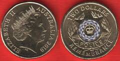  Australija 2 dollars 2019 "Police" Spalvota UNC 
