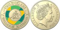  Australija 2 dollars 2019 "Rugby Cup" Spalv. UNC 