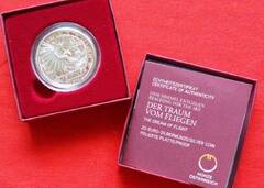  Austrija 20 euro 2019 "Dream of Flight" Ag PROOF 