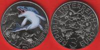  Austrija 3 euro 2020 "Mosasaurus" Spalv. UNC 