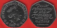  D.Britanija 50 pence 2020 "Brexit" UNC 