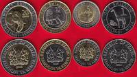  Kenija 4 mon. rink. 1-20 shillings 2018 UNC 