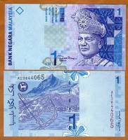  Malaizija 1 Ringgit  1998m. P39 UNC 