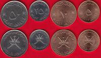  Omanas 4 mon. rink. 5-50 baisa (fils) 2011-13 UNC 