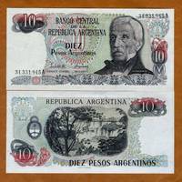  Argentina 10 Peso 1983(85)m. P313 UNC 