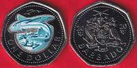  Barbadosas 1 dollar 2020 "Flying fish" Spalv. UNC 