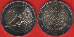  Estija 2 euro 2020 "Treaty of Tartu" UNC 