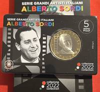  Italija 5 euro 2022 "Alberto Sordi" BiM. PROOF 