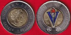  Kanada 2 dollars 2020 "Victory" Spalv. BiM. UNC 