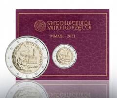  Vatikanas 2 euro 2021 "Dante Alighieri" UNC 