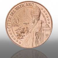  Vatikanas 20 euro 2021 "St. Peter" UNC 