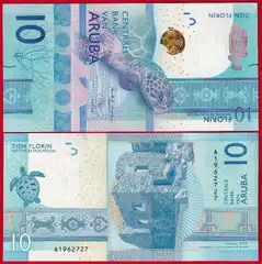  Aruba 10 florin 2019 P-21 UNC 