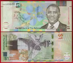  Bahamos 1 dollar 2024 P-77 UNC 
