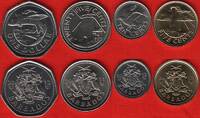  Barbadosas 4 m.rink. 5 c. - 1 dollar 2011-2012 UNC 