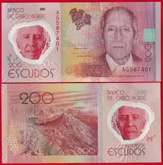  Cape Verde 200 escudos 2014 P-71 Polymer UNC 