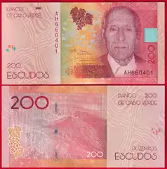  Cape Verde 200 escudos 2019 P-76 UNC 