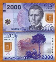  Čilė 2000 Pesos 2016m. P162 Unc 