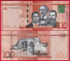  Dominikos Resp. 100 pesos 2023 P-190 UNC 