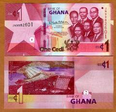  Gana  1 Cedis 2019m. P-W45 UNC 