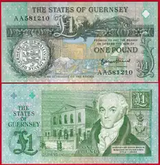  Gernsis 1 pound 1991-2016 P-52d UNC 
