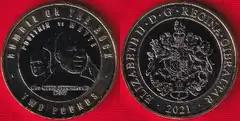  Gibraltaras 2 pounds 2021 "Rumble Rock" BiM. UNC 