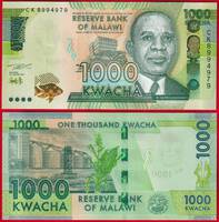  Malavis 1000 kwacha 2021 P-67 UNC 