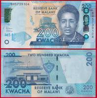  Malavis 200 kwacha 2020 P-60 UNC 