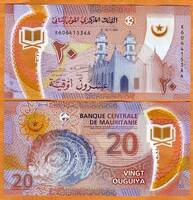  Mauritania 20 Ouguya 2021m. P-WA22 UNC 