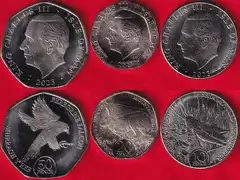  Meno sala 3 mon. rink. 10-50 pence 2023 UNC 