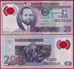  Mozambikas 20 meticais 2017 P-149 UNC 