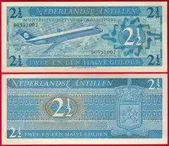  Nyderlandų Ant. 2 1/2 gulden 1970 P-21 UNC 