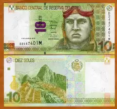  Peru 10  Soliu 2018m. P-192 UNC 