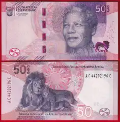  Pietų Afrika 50 rand 2023 P- 150 "Liūtas" UNC 