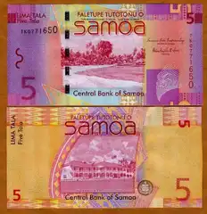 Samoa 5 Tala 2008(2017)m. P38 UNC