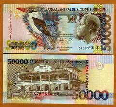  San Tomė ir Prinsipė 50000 Dobras 1996m. P68a Unc 